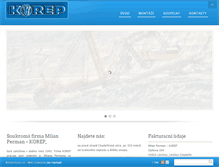 Tablet Screenshot of korep.cz